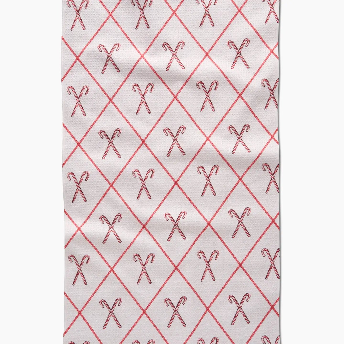 Festive Candy Canes Tea Towel | Geometry