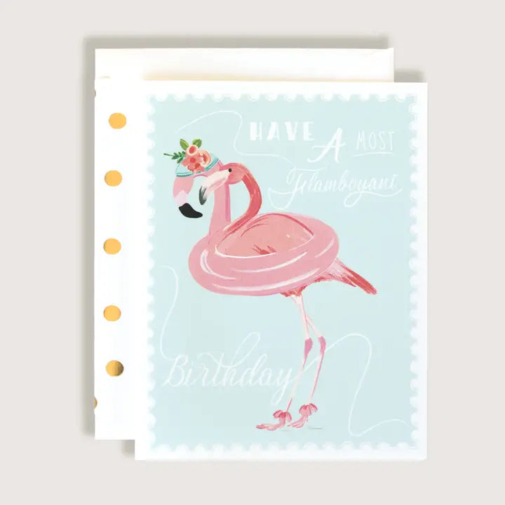 A Flamboyant Birthday Card | The First Snow