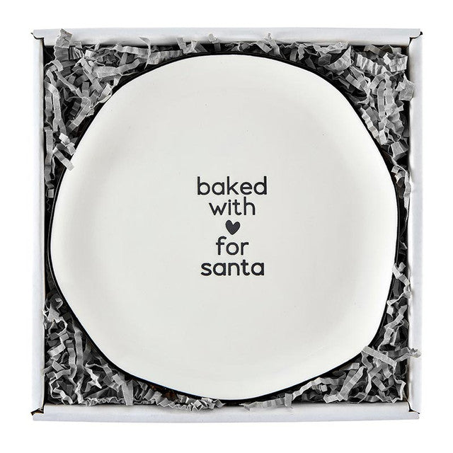 For Santa Ceramic Plate