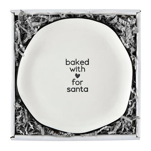 For Santa Ceramic Plate