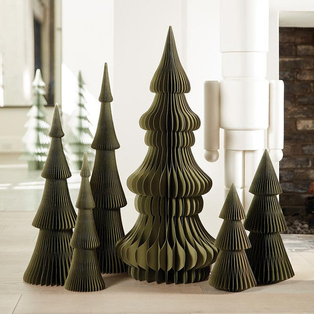 Forest Green Paper Trees | Holiday