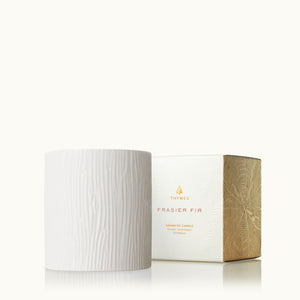 Frasier Fir Gilded Ceramic Candle | Thymes