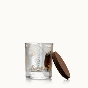 Silver statement Frasier Fir candle in 5 oz. 