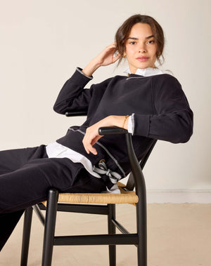 Frenchie Tie Side Sweatshirt | Mersea