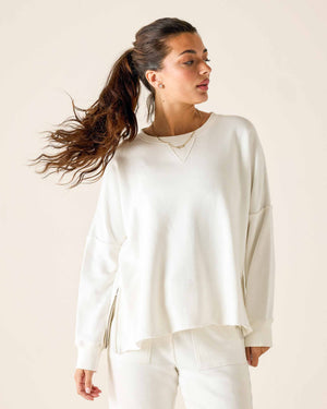 Frenchie Zip Side Crew-Neck | MERSEA