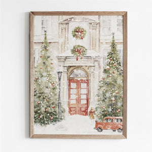Vintage Christmas Art Prints | Holiday