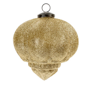 Round Glittered Shimmer Ornament