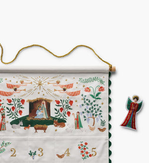 Embroidered Advent Calendar