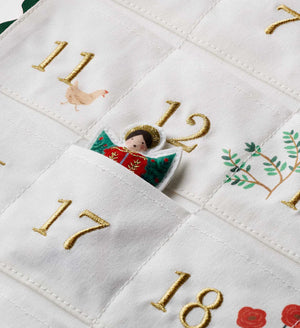 Embroidered Advent Calendar