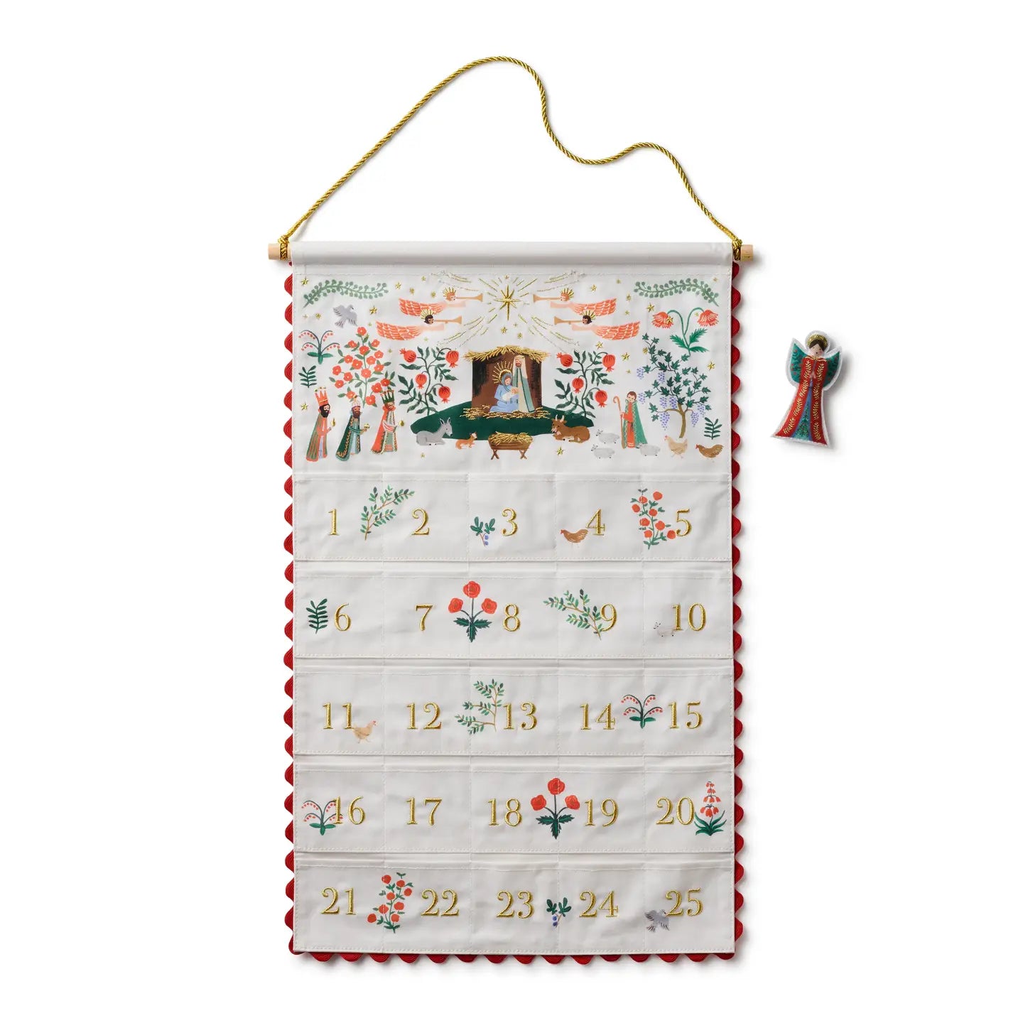 Embroidered Advent Calendar