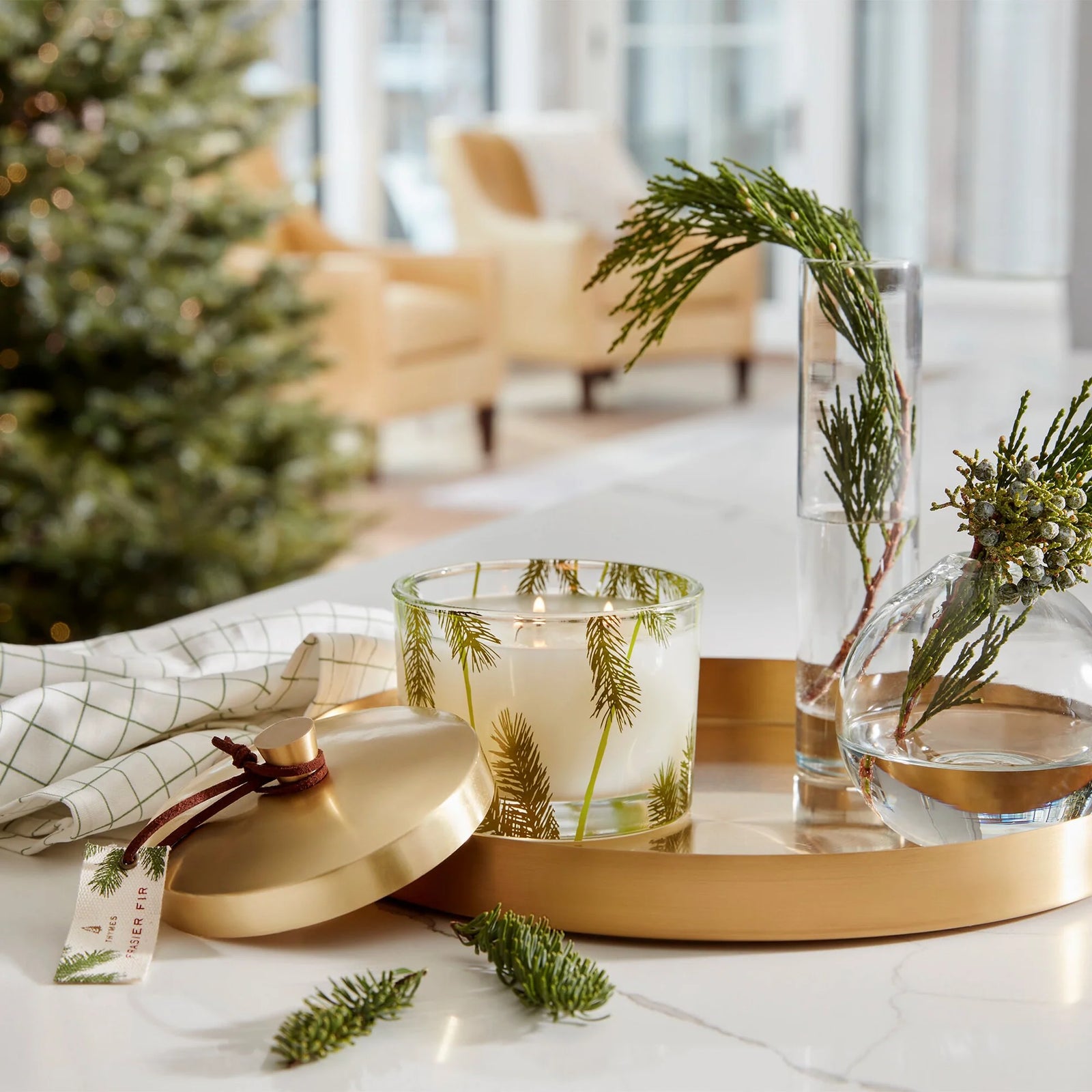 Frasier Fir Triple Wick Candle | Thymes
