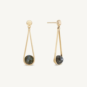 Ipanema Mini Earrings | Labradorite | Dean Davidson