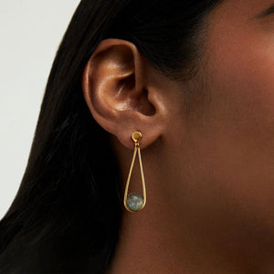 Ipanema Mini Earrings | Labradorite | Dean Davidson
