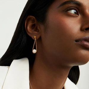 Ipanema Mini Earrings | Rainbow Moonstone | Dean Davidson