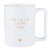 White & Gold Holiday Coffee Mug | Collection