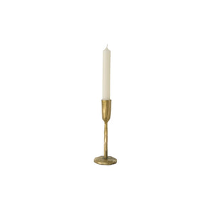 Hammered Gold Candle Holder