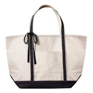 Bow Luxe Canvas Tote