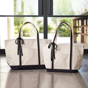 Bow Luxe Canvas Tote