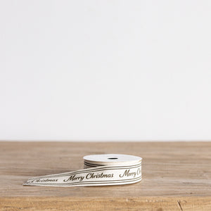 Merry Christmas Script Ribbon