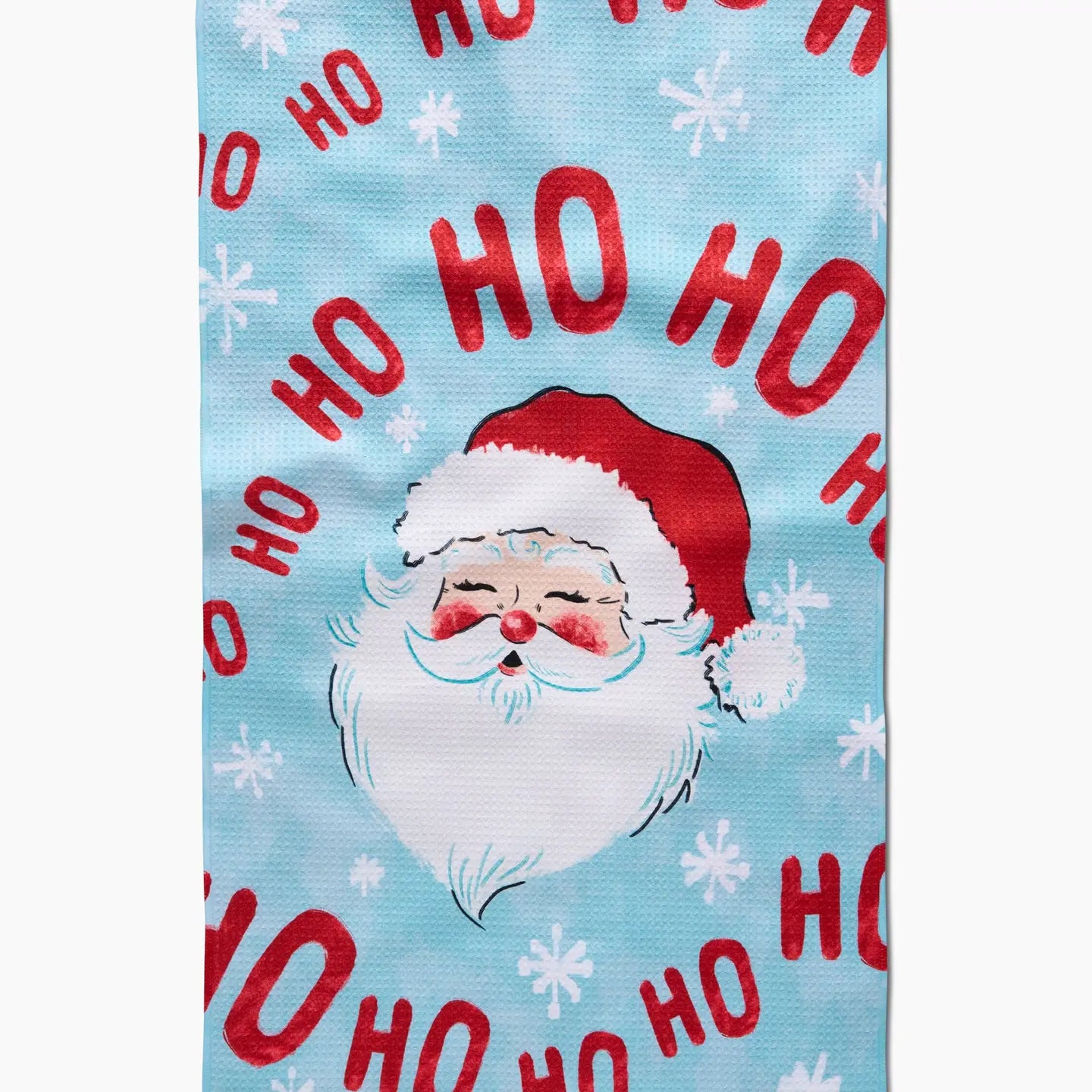 Merry Santa Claus Tea Towel | Geometry