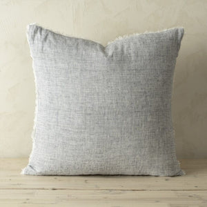 Navy Thin Striped Linen Pillow