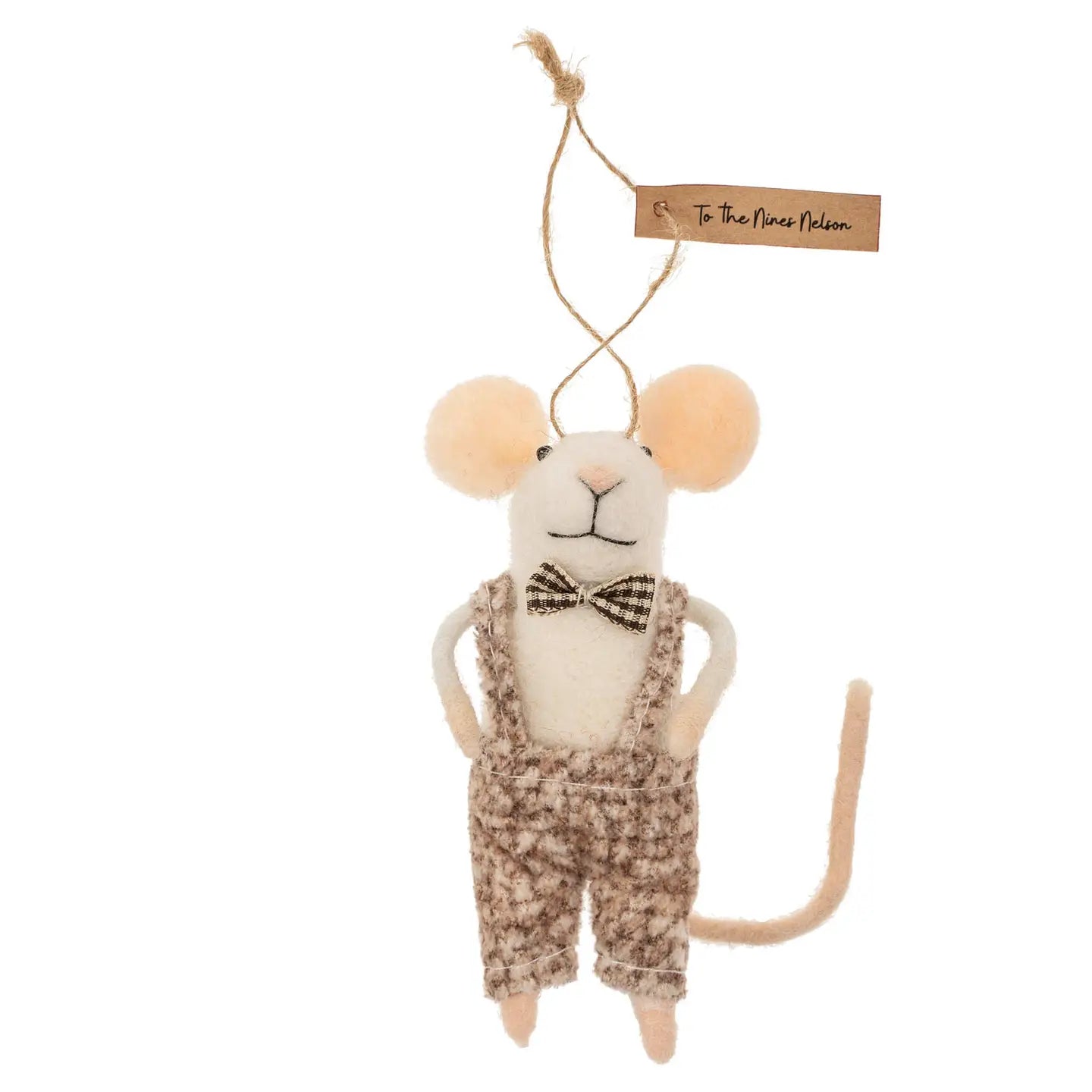 To The Nines Nelson Mouse Ornament | Holiday