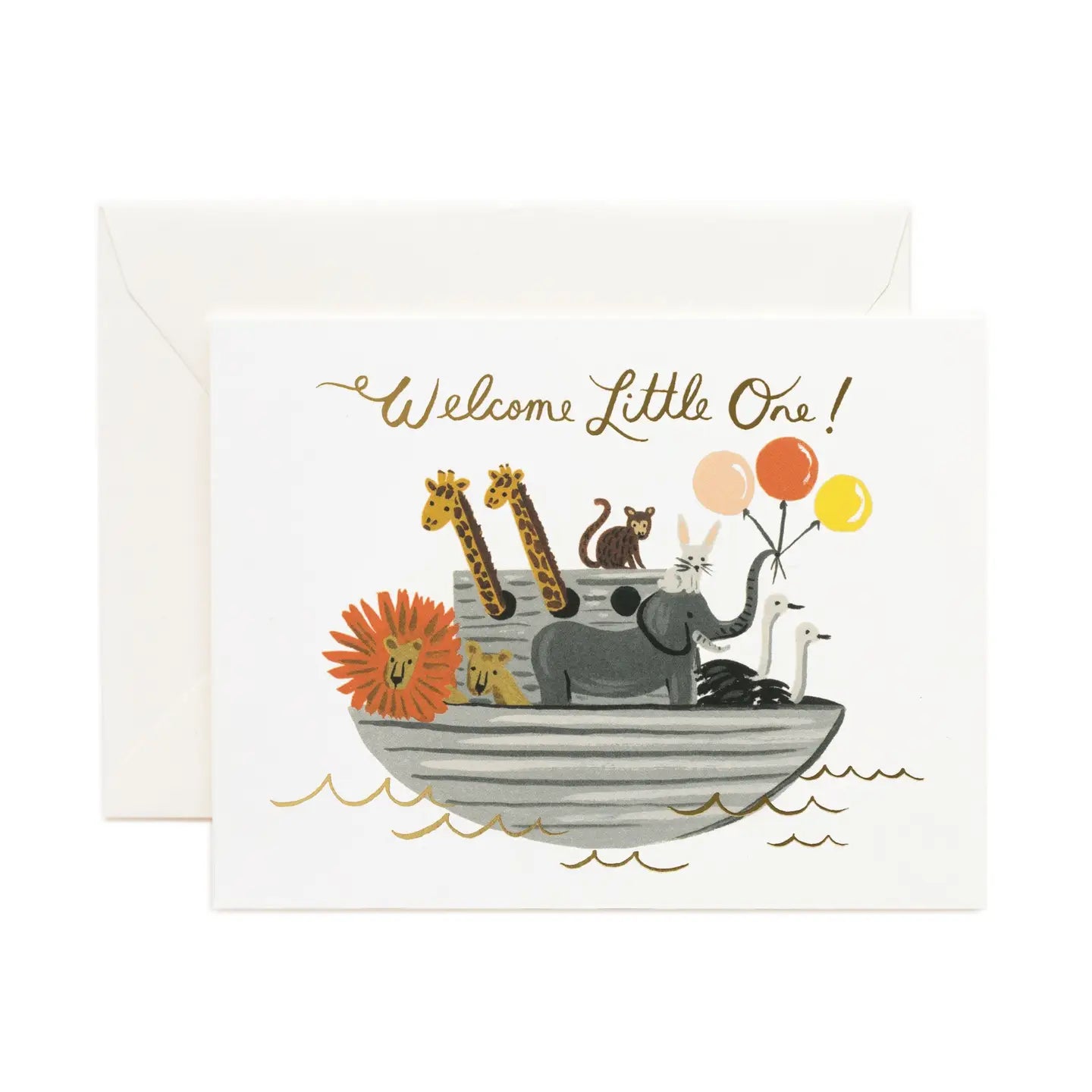 Noah's Ark Welcome Baby Card | Rifle Paper Co.