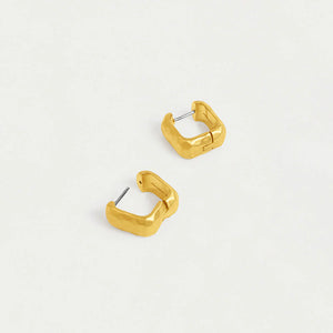 Nomad Square Huggie Hoops