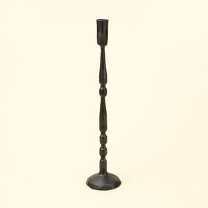 Sculptural Iron Candle Holder