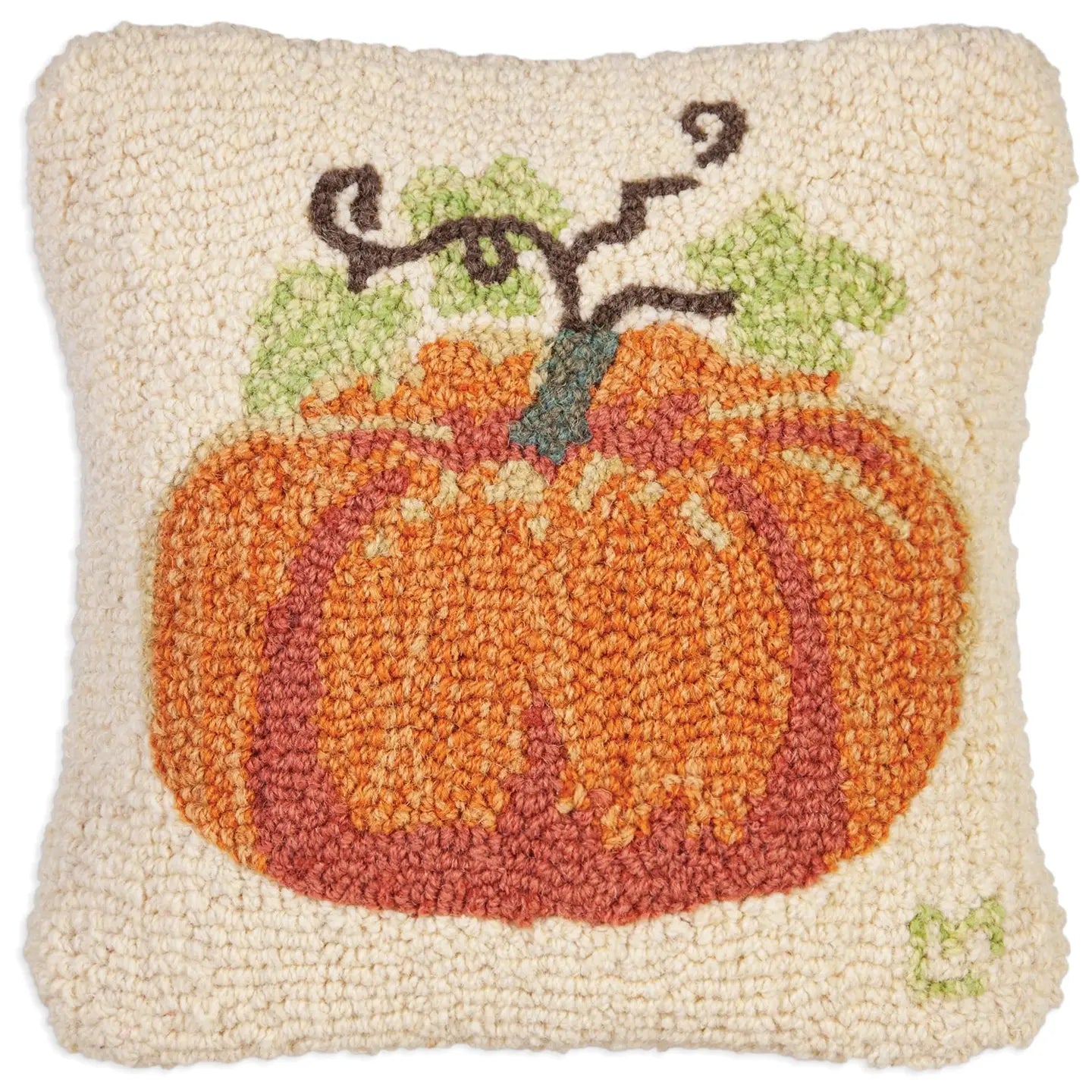 Perfect Pumpkin Wool Pillow
