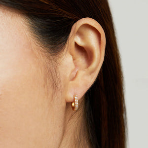 Petit Pavé Huggie Earrings | Dean Davidson