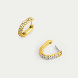Petit Pavé Huggie Earrings | Dean Davidson