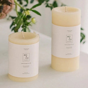 Beeswax Pillar Candles | Natural