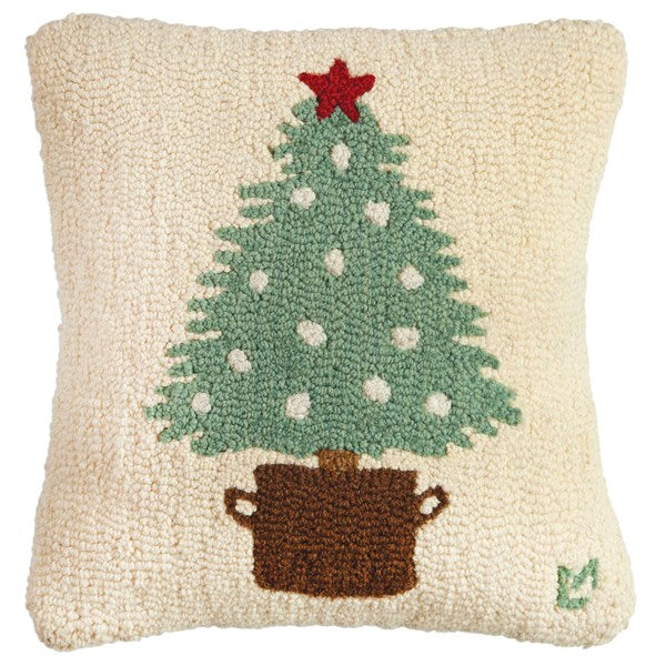 Potted Tree Wool Pillow