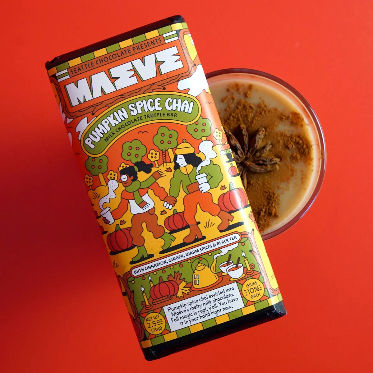 Pumpkin Spice Chai | Maeve Chocolate