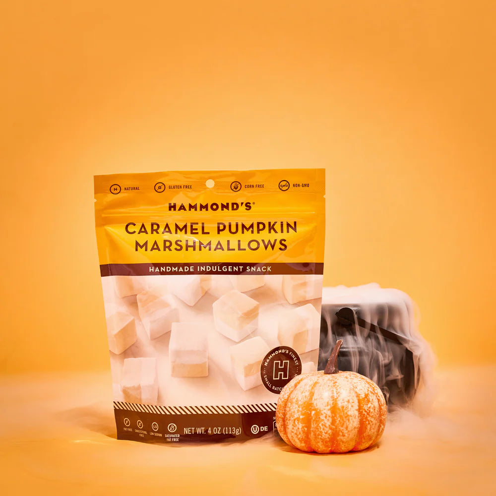 Caramel Pumpkin Marshmallows | Hammond's Candies