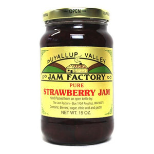 local Pacific Northwest Puyallup valley Jam Factory pure strawberry jam 