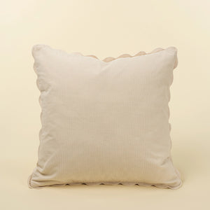 Scalloped Corduroy Pillow