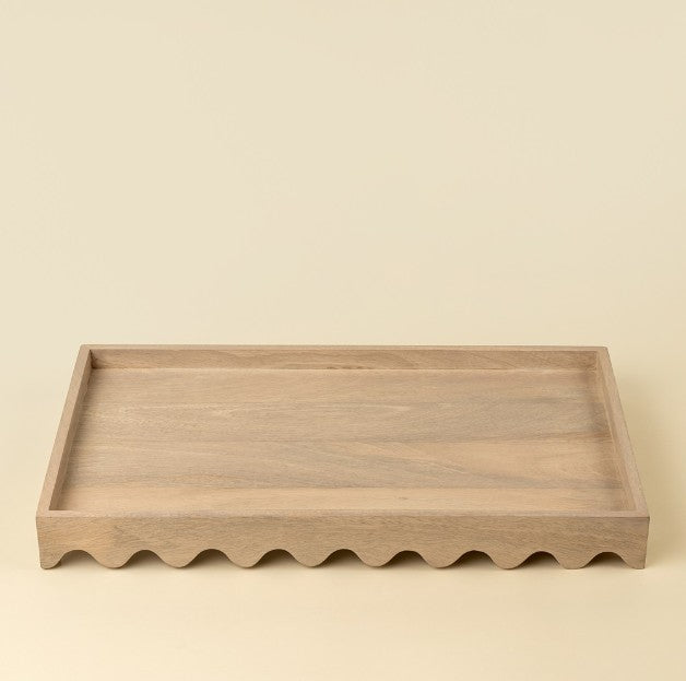 Scalloped Rectangular Tray