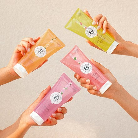 French line of luxurious naturally scented bath and shower gels. Roger & Gallet. Paris, France. 