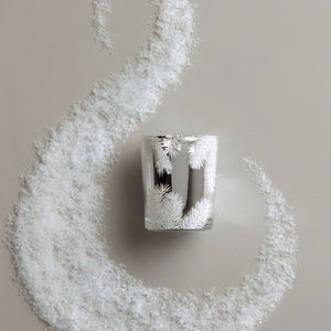 2 ounce silver statement Frasier Fir pine needle candle.