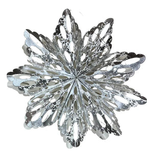 Metallic Paper Snowflake Ornament | Collection
