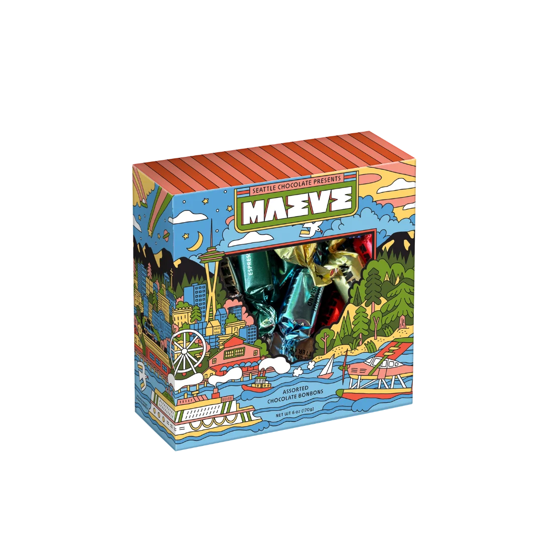 Sounds of Seattle Bonbon Box | Maeve Chocolate