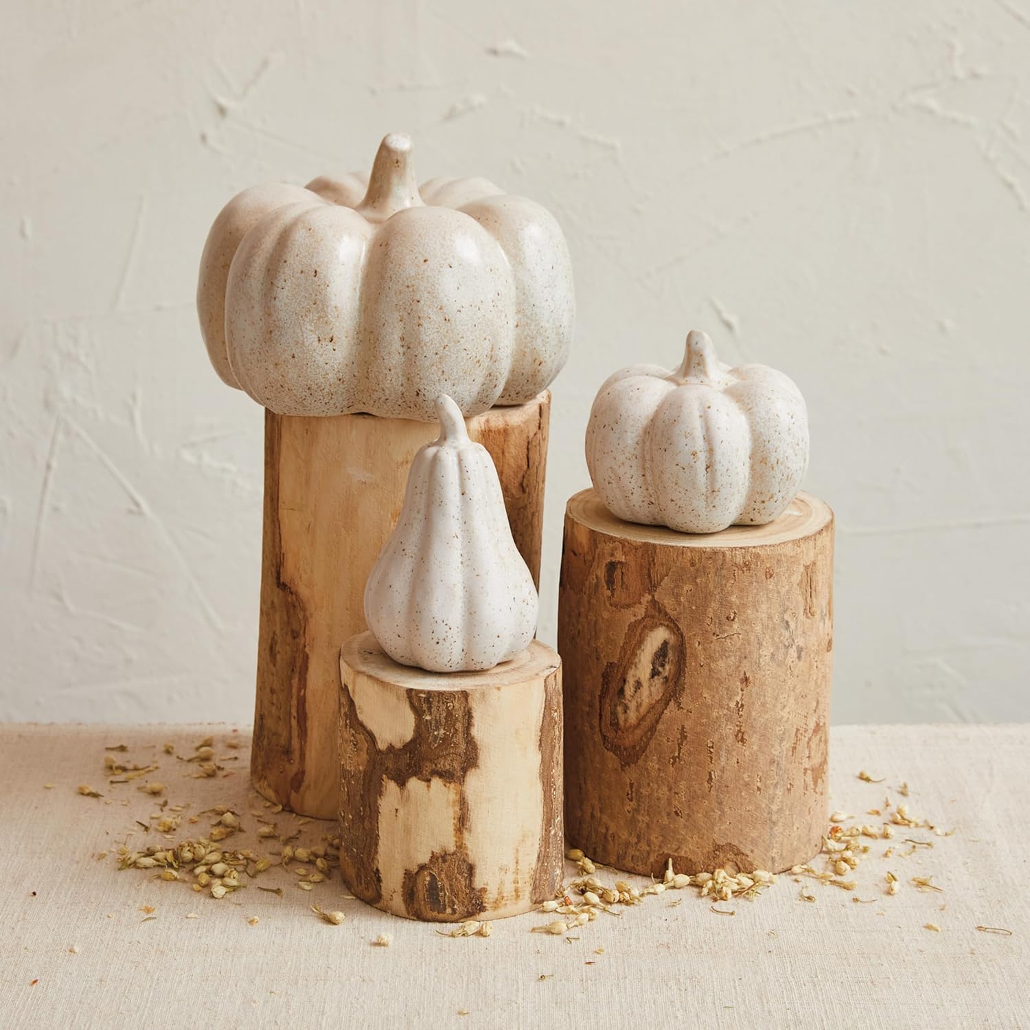 Stoneware Speckled Pumpkin