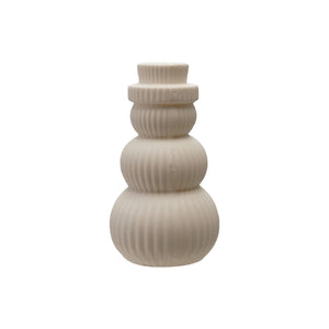 Stoneware Snowman Light