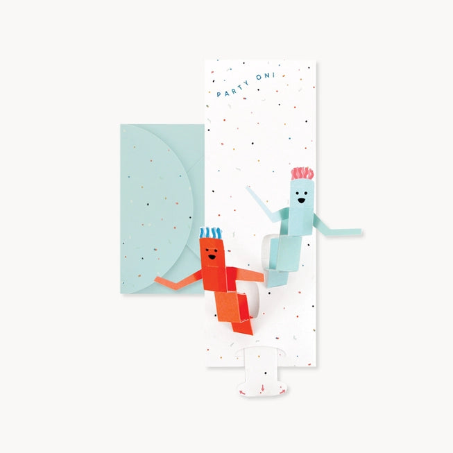 Totally Tubular Greeting Pop-Up Card