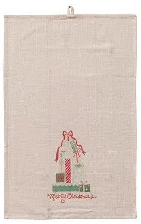 Cotton Holiday Tree Tea Towels