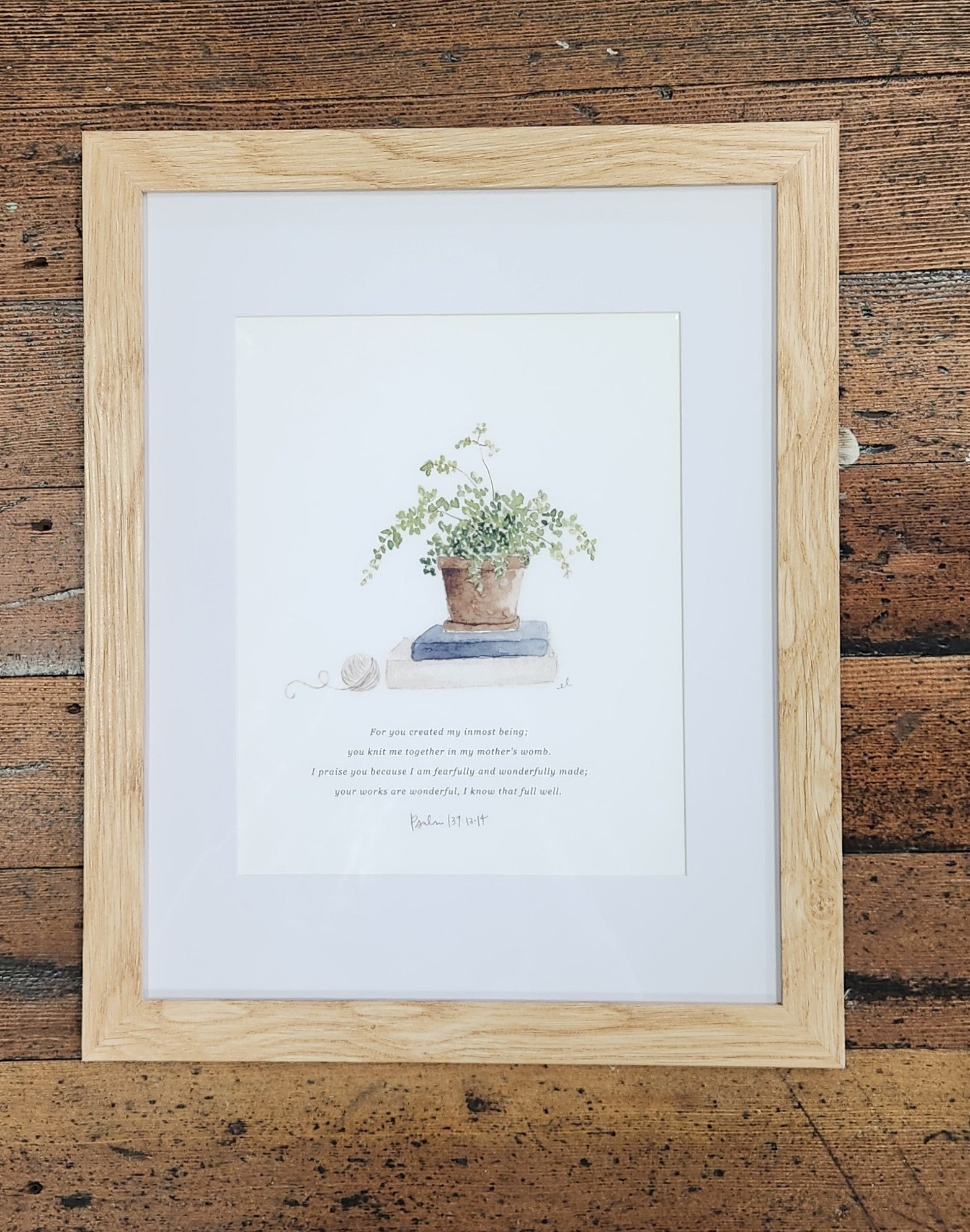 Warm Oak Frame
