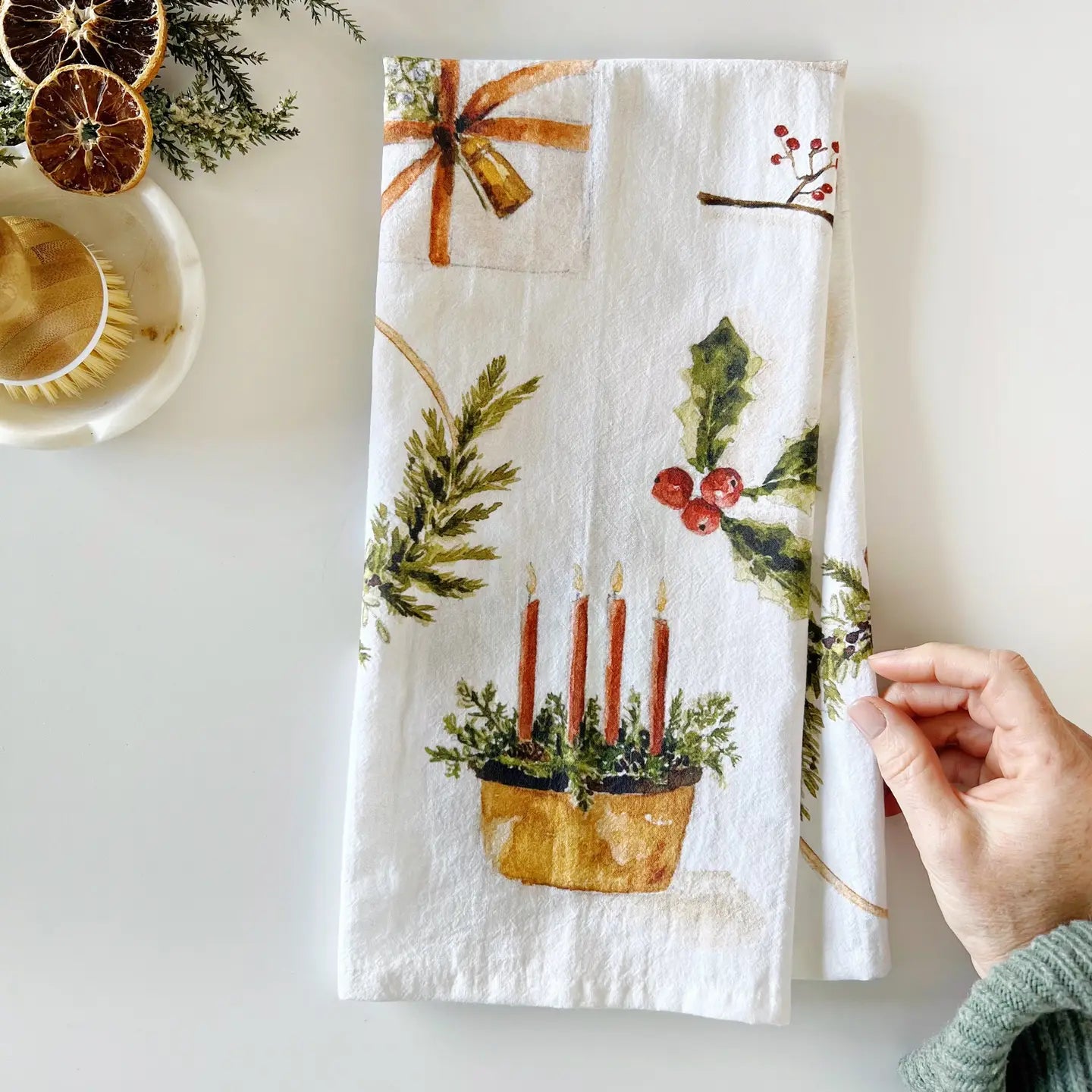 Yuletide Tea Towel | Emily Lex