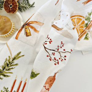 Yuletide Tea Towel | Emily Lex
